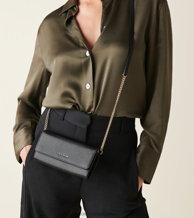 Cole Haan портфейл на верига Жени 84PB6Z494 черен аксесоари