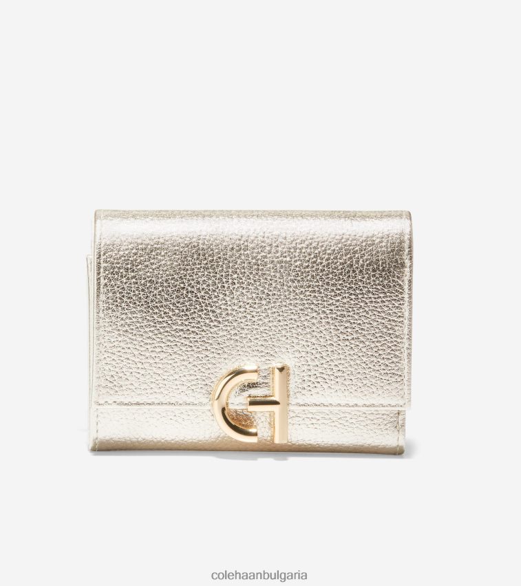 Cole Haan троен портфейл inwood Жени 84PB6Z489 злато аксесоари
