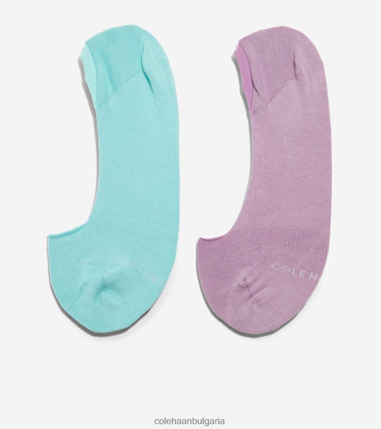 Cole Haan плетени балетни чорапи с подплата - 2 бр Жени 84PB6Z511 лилаво аксесоари