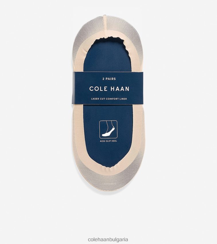 Cole Haan лазерно изрязана подплата за чорапи - 2 бр Жени 84PB6Z513 голи аксесоари