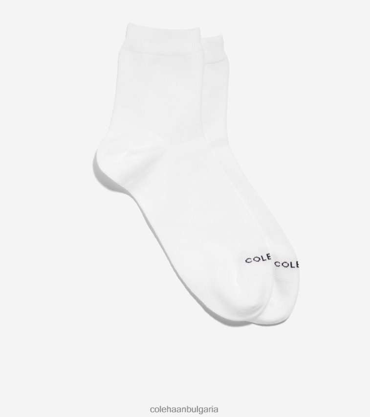 Cole Haan 2 чифта плътни къси чорапи Жени 84PB6Z514 бяло аксесоари