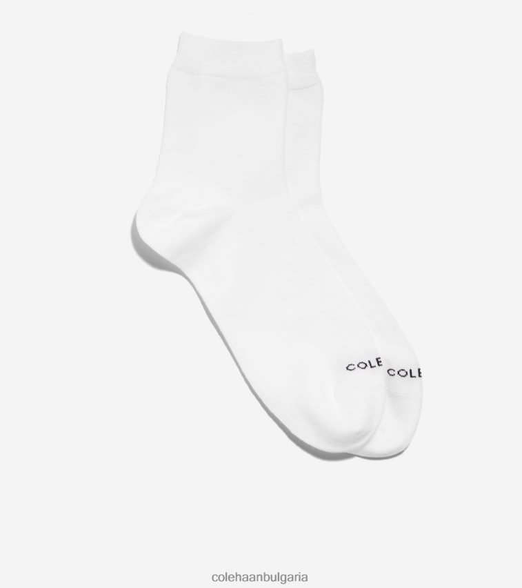 Cole Haan 2 чифта плътни къси чорапи Жени 84PB6Z514 бяло аксесоари