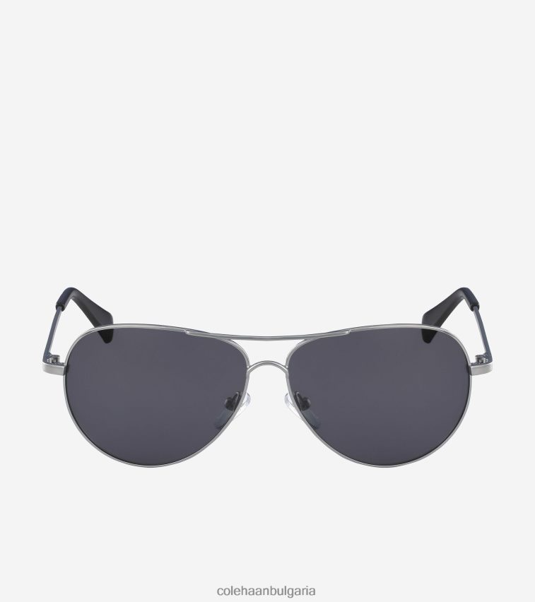 Cole Haan класически авиаторски слънчеви очила Жени 84PB6Z529 сребро аксесоари