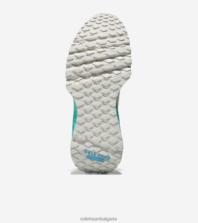 Cole Haan 5. маратонки за бягане Zerogrand embrostitch Жени 84PB6Z243 слонова кост-сребриста бреза-тюркоаз-карибско синьо обувки