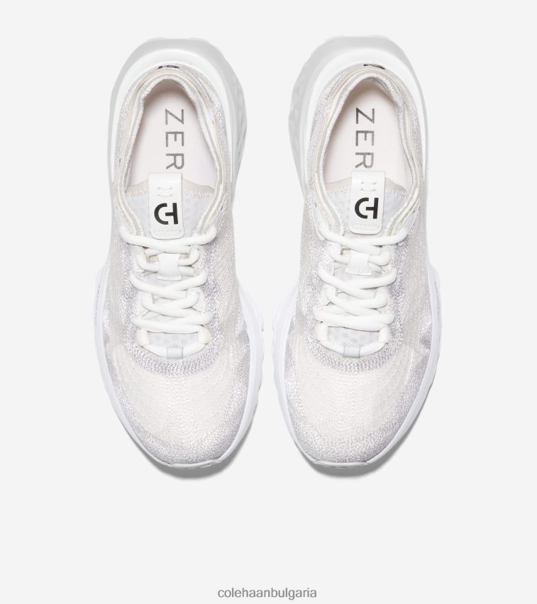 Cole Haan 5. маратонки за бягане Zerogrand embrostitch Жени 84PB6Z244 оптичен бял-микро чип обувки