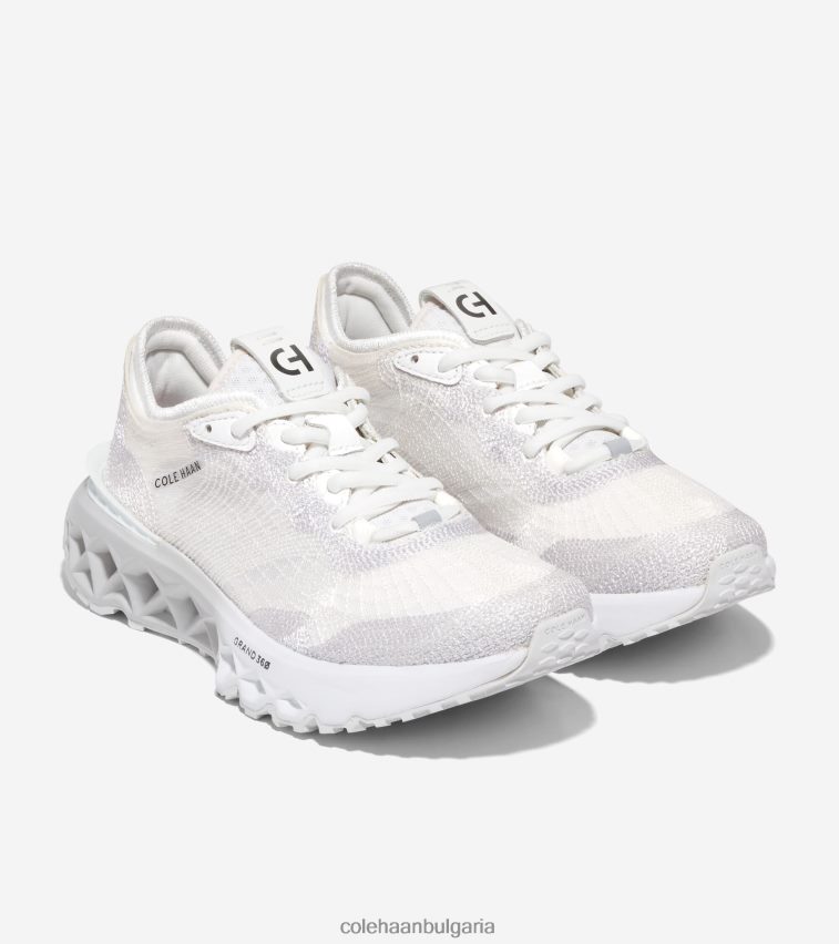 Cole Haan 5. маратонки за бягане Zerogrand embrostitch Жени 84PB6Z244 оптичен бял-микро чип обувки