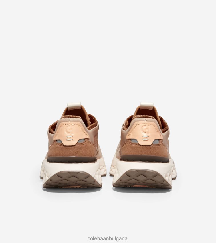 Cole Haan 5.zerogrand маратонка Жени 84PB6Z184 сусам-праскова пух-слонова кост обувки