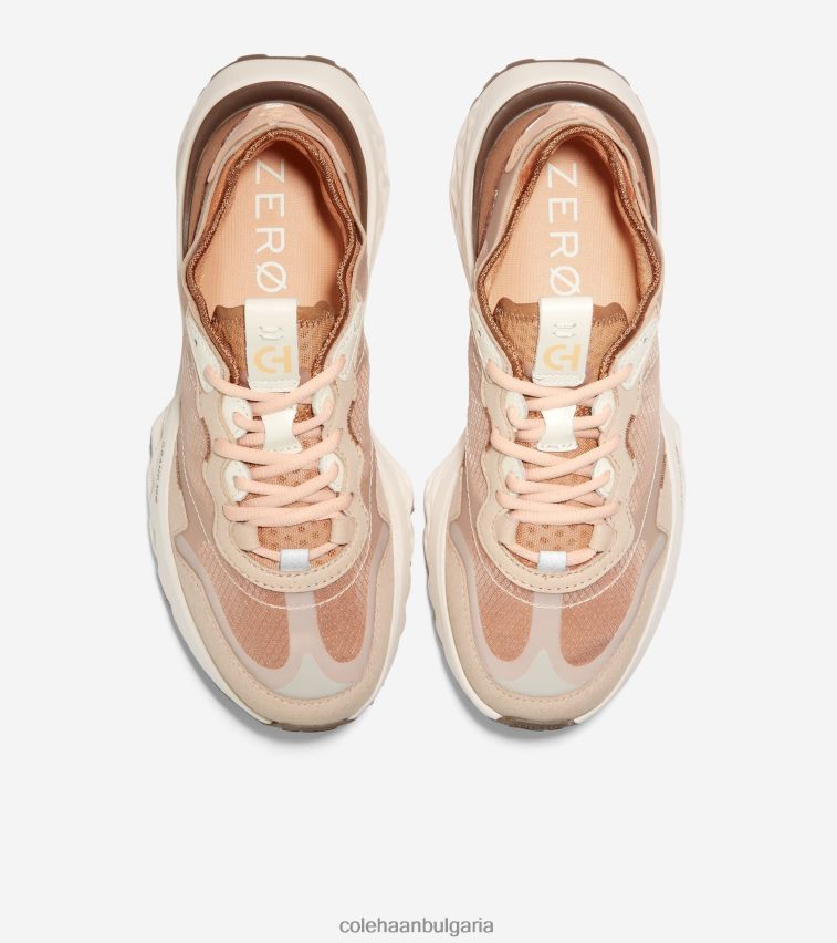 Cole Haan 5.zerogrand маратонка Жени 84PB6Z184 сусам-праскова пух-слонова кост обувки