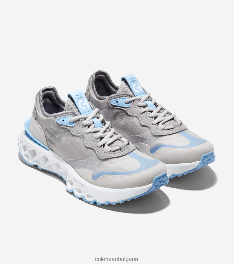 Cole Haan 5.zerogrand маратонка Жени 84PB6Z186 микрочип-син звънец-оптика бял обувки