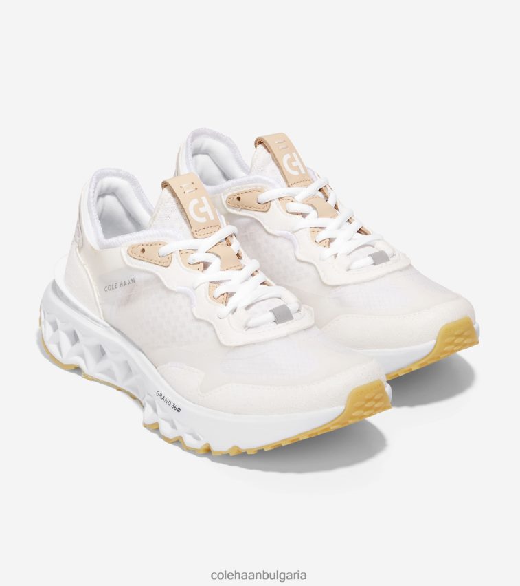 Cole Haan 5.zerogrand маратонка Жени 84PB6Z188 оптичен бяло-избелен тен обувки