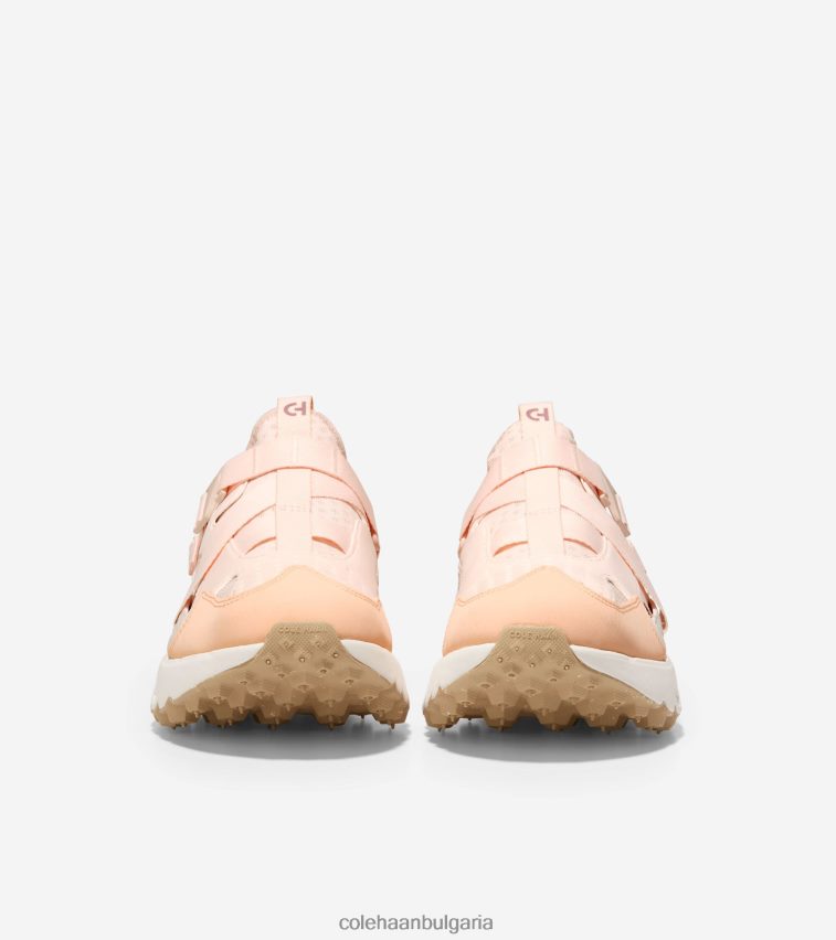 Cole Haan 5. маратонки за бягане с каишка на монаха zerogrand Жени 84PB6Z246 сребърен божур-праскова мъх-слонова кост обувки