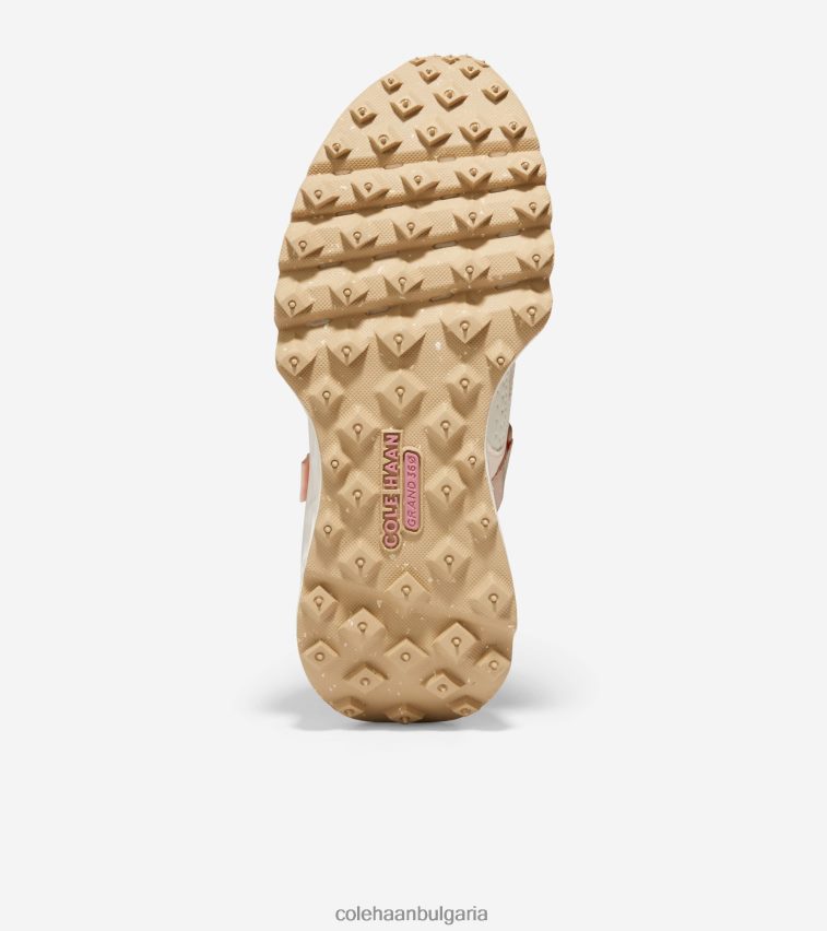 Cole Haan 5. маратонки за бягане с каишка на монаха zerogrand Жени 84PB6Z246 сребърен божур-праскова мъх-слонова кост обувки