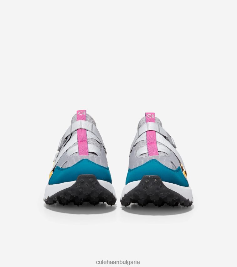 Cole Haan 5. маратонки за бягане с каишка на монаха zerogrand Жени 84PB6Z248 суграшица-мароканска синя-роза виолетово-бяла обувки