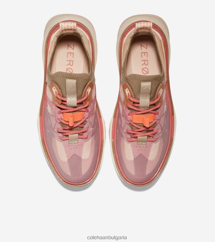 Cole Haan 5. маратонки zerogrand wrk Жени 84PB6Z234 ечемик бежово-дюн-светъл махагон-слонова кост обувки