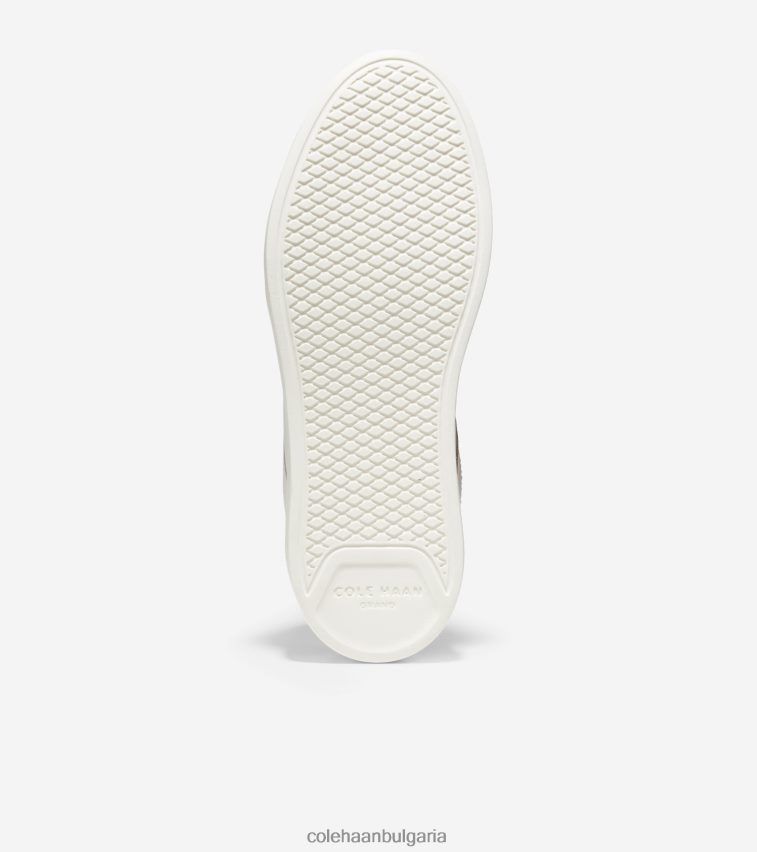Cole Haan модерен тенис маратонка за голям кроскорт Жени 84PB6Z204 оптика бяло-меко злато металик обувки
