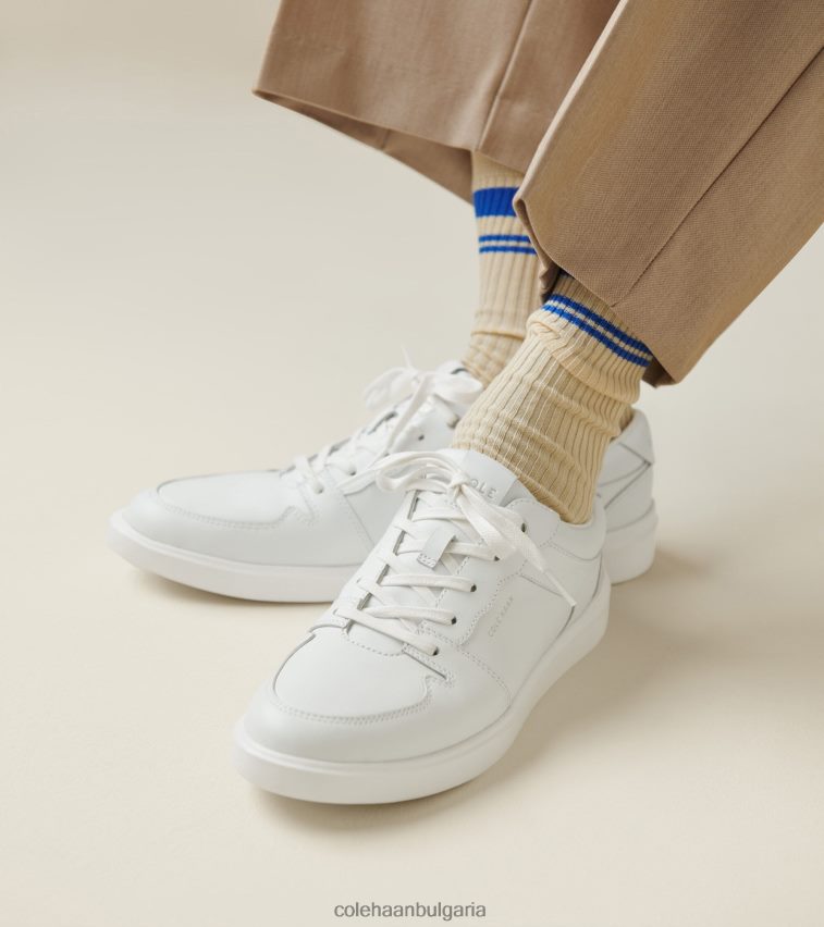 Cole Haan модерен тенис маратонка за голям кроскорт Жени 84PB6Z208 бяло-сребро обувки