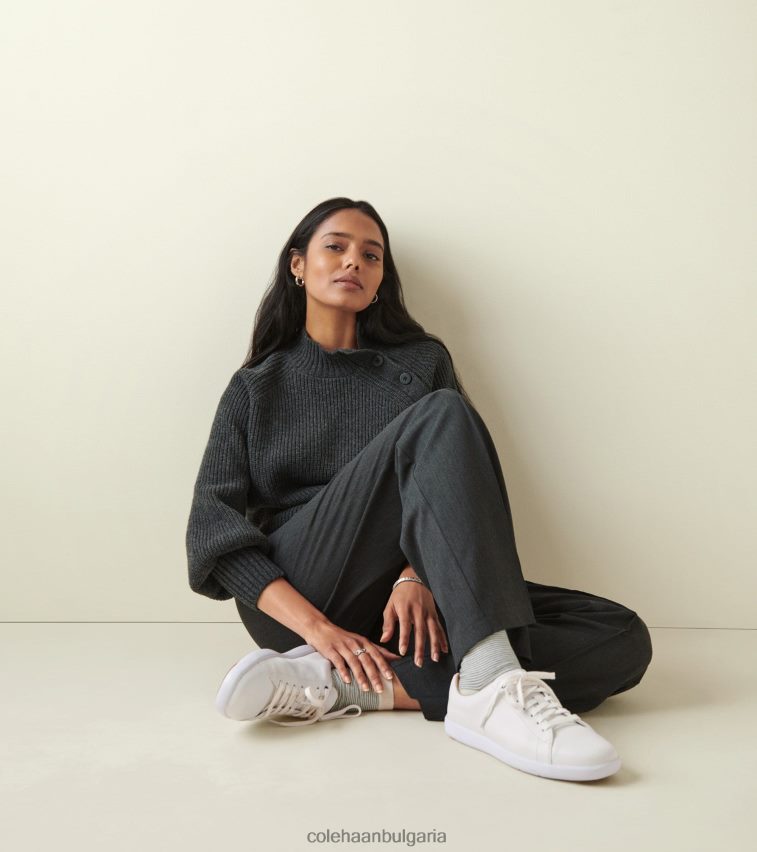 Cole Haan големи маратонки за кроскорт Жени 84PB6Z89 оптика бяла кожа обувки