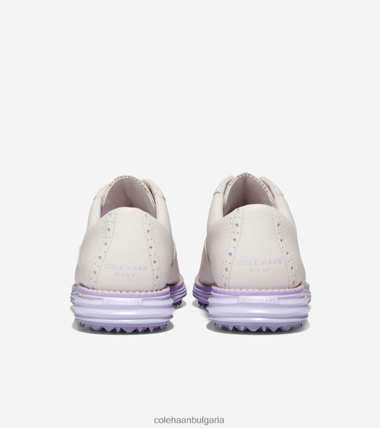 Cole Haan оригинална голф обувка Grand Grand Жени 84PB6Z211 сребърна бреза-лавандула-венчелистче от орхидея обувки