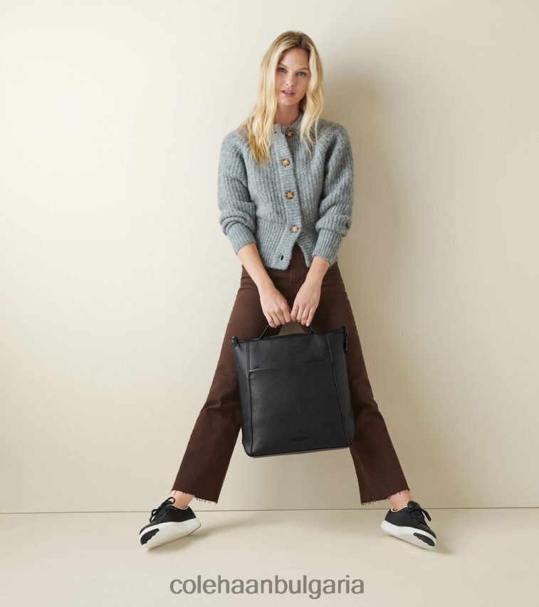 Cole Haan тенис маратонки grandpro Жени 84PB6Z146 черно-оптично бяло обувки