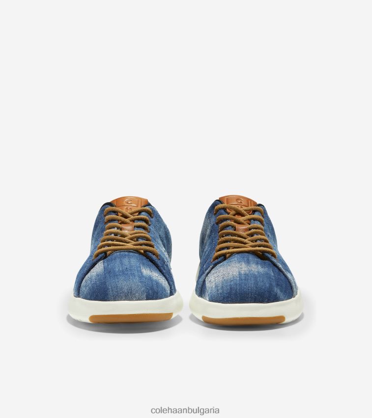 Cole Haan тенис маратонки grandpro Жени 84PB6Z148 индиго принт текстил-мескит кожа-слонова кост обувки