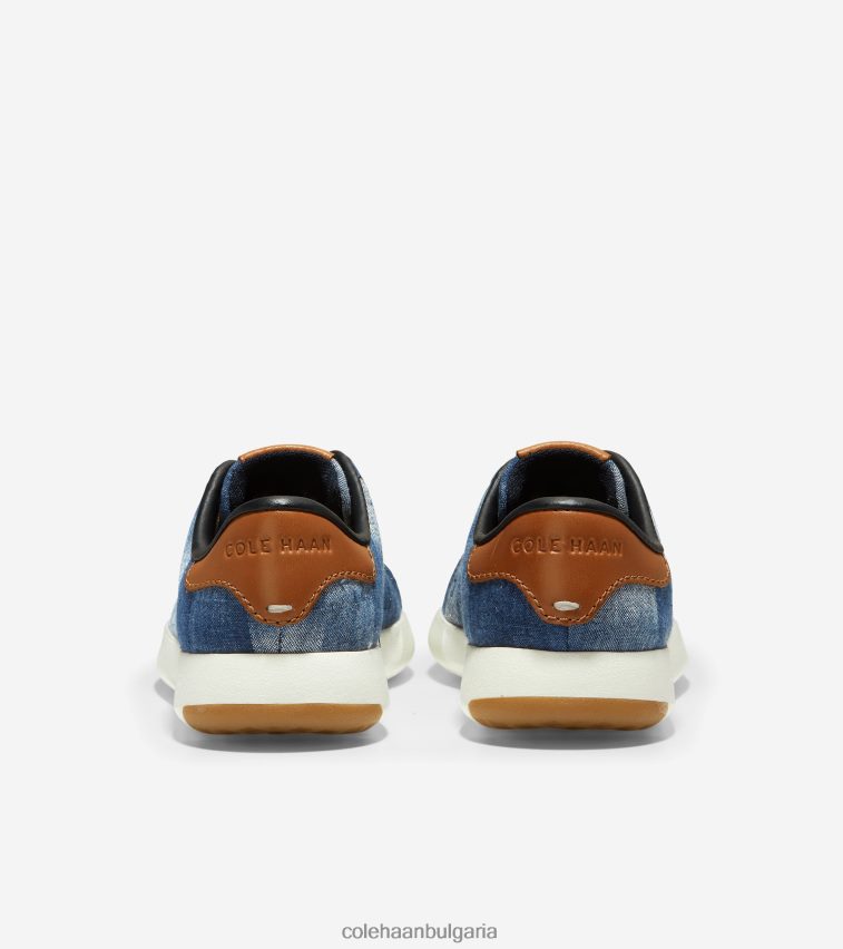 Cole Haan тенис маратонки grandpro Жени 84PB6Z148 индиго принт текстил-мескит кожа-слонова кост обувки