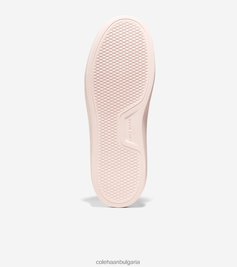 Cole Haan grandpro rally платнени маратонки с t-toe Жени 84PB6Z38 чапла-сребърен божур обувки