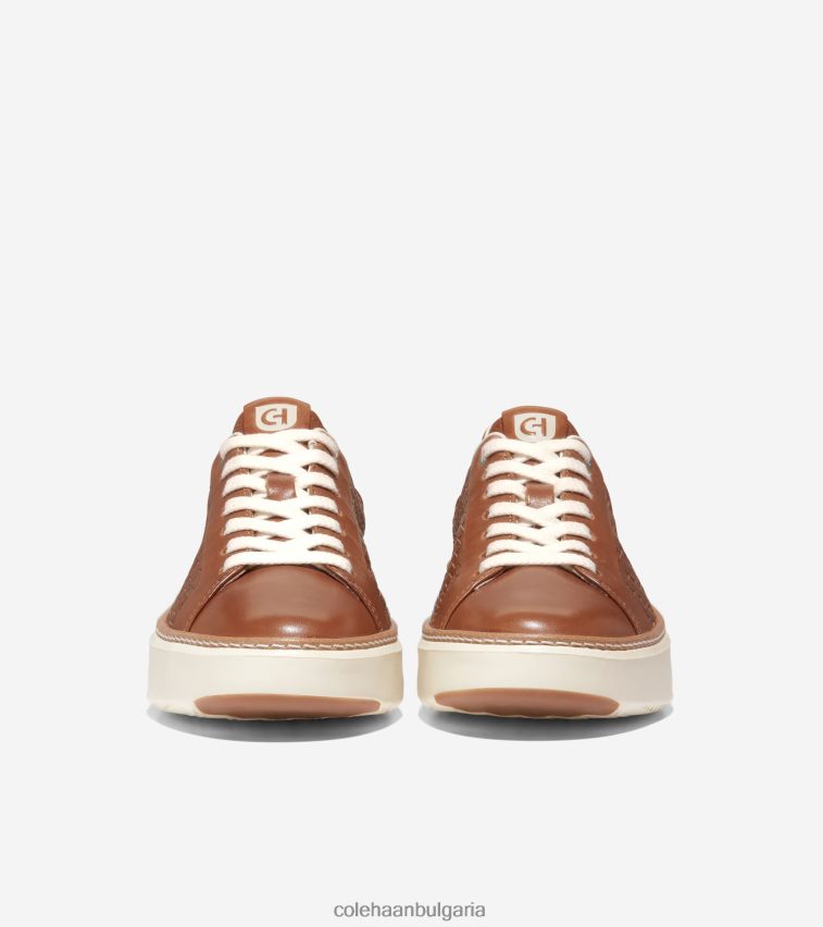 Cole Haan маратонки grandpro topspin Жени 84PB6Z25 тъкани пекан-оптични бели обувки
