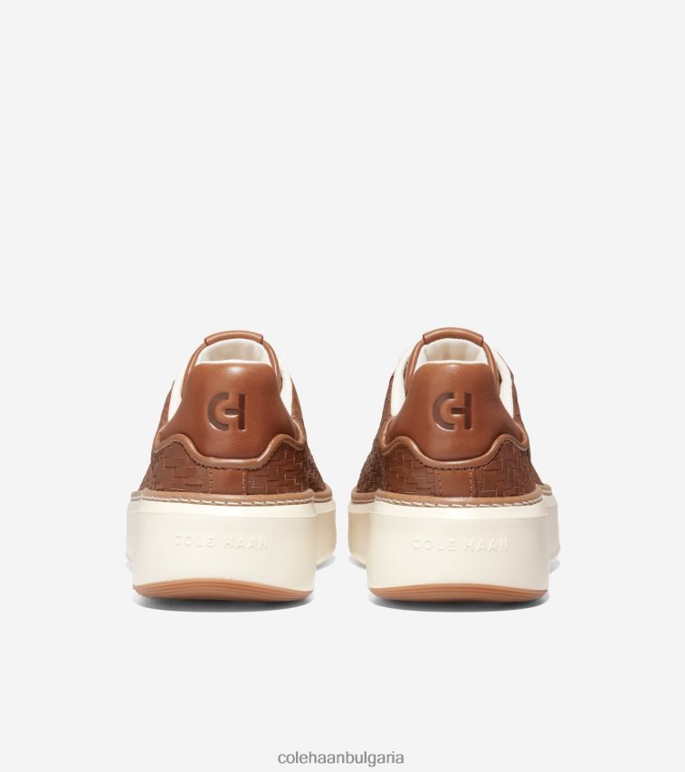 Cole Haan маратонки grandpro topspin Жени 84PB6Z25 тъкани пекан-оптични бели обувки