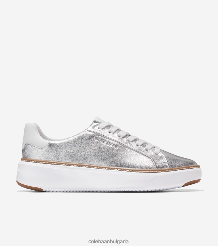 Cole Haan маратонки grandpro topspin Жени 84PB6Z26 сребърен талкооптичен бял обувки