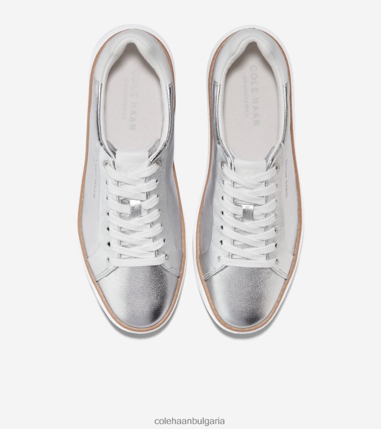 Cole Haan маратонки grandpro topspin Жени 84PB6Z26 сребърен талкооптичен бял обувки