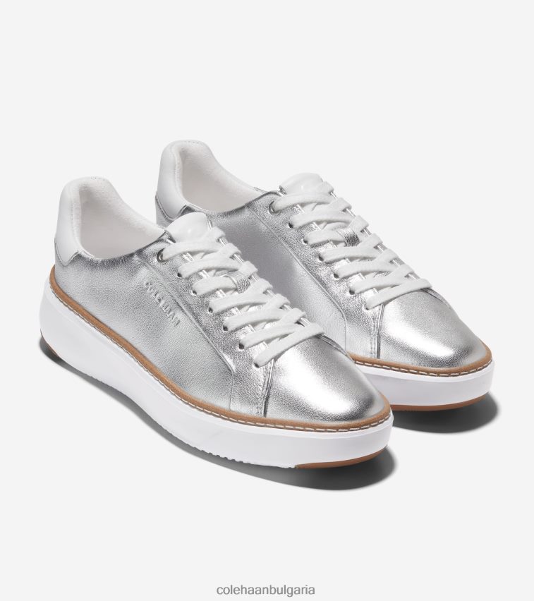 Cole Haan маратонки grandpro topspin Жени 84PB6Z26 сребърен талкооптичен бял обувки