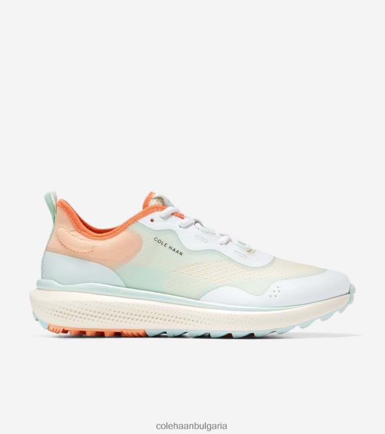 Cole Haan обувка за голф zerogrand fairway Жени 84PB6Z119 слонова кост-оптика бяло-синьо стъкло-праскова обувки