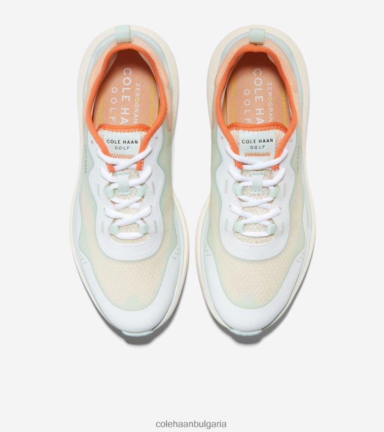 Cole Haan обувка за голф zerogrand fairway Жени 84PB6Z119 слонова кост-оптика бяло-синьо стъкло-праскова обувки