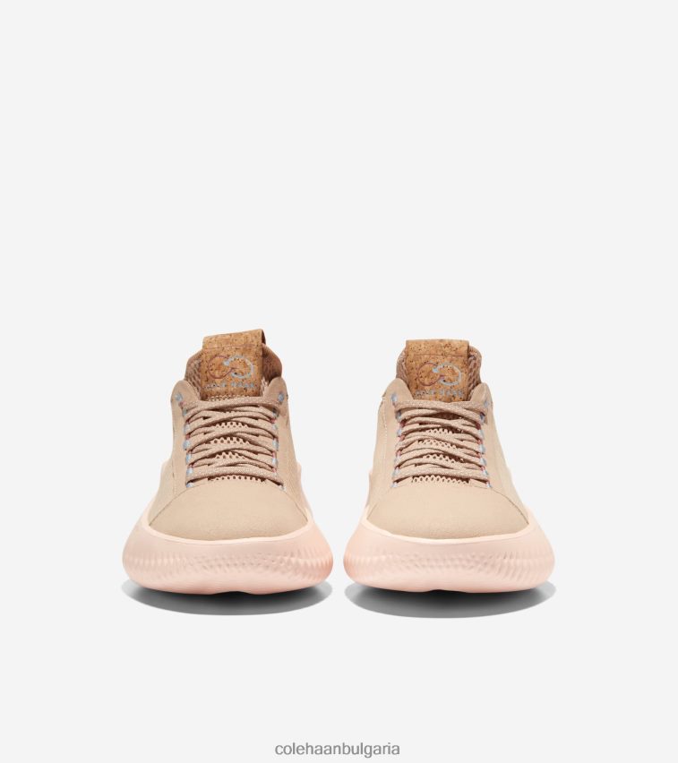 Cole Haan поколение zerogrand ii Жени 84PB6Z197 сусам-избелен тен-махагон-синя камбана обувки