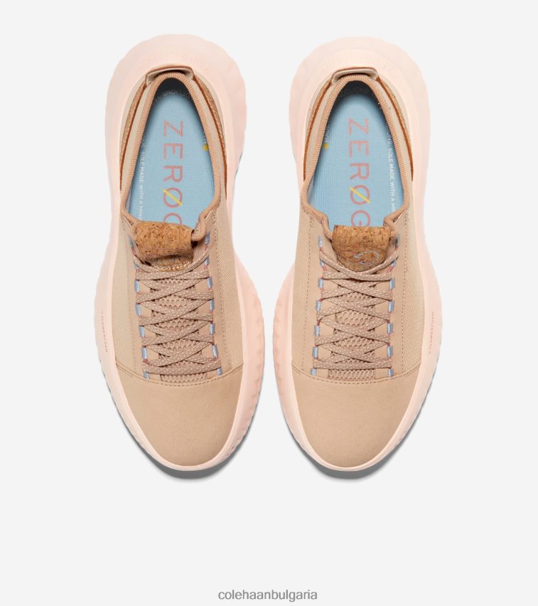 Cole Haan поколение zerogrand ii Жени 84PB6Z197 сусам-избелен тен-махагон-синя камбана обувки