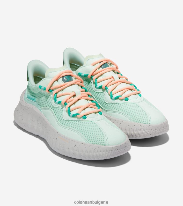 Cole Haan поколение zerogrand ii sql Жени 84PB6Z52 синьо стъкло-прасковен мъх-микрочип обувки