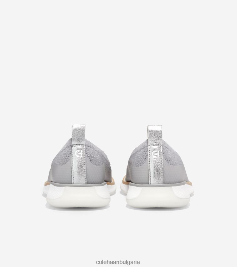 Cole Haan 4. мокасини zerogrand Жени 84PB6Z132 микрочип-сребристо-бял стичлайт обувки