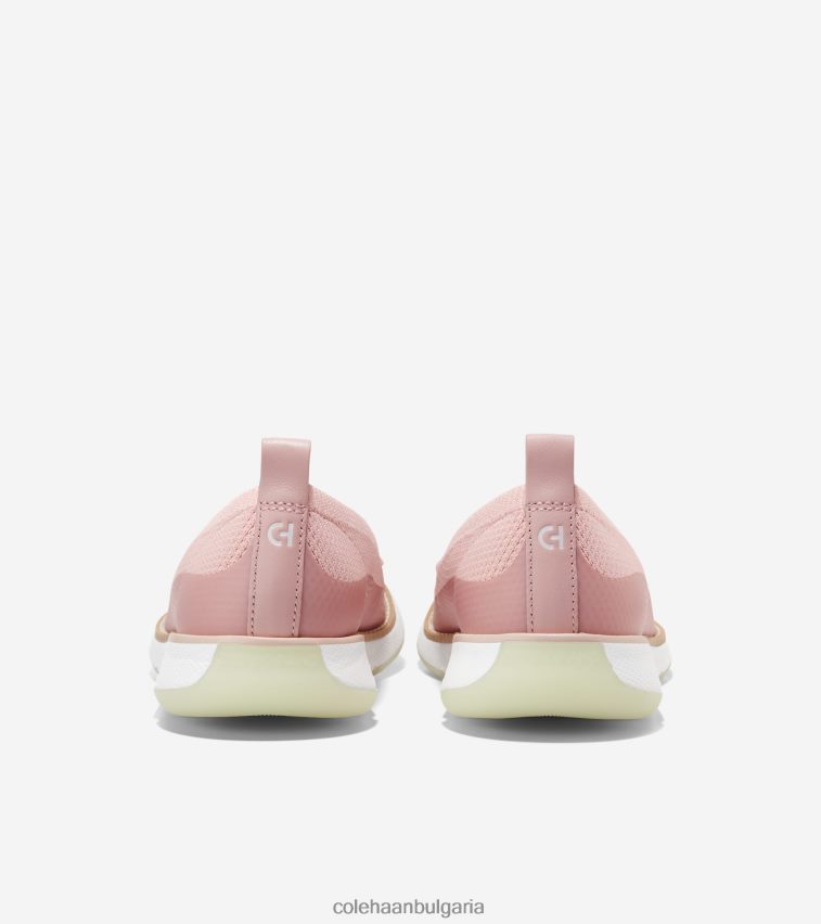 Cole Haan 4. мокасини zerogrand Жени 84PB6Z134 розов дим плета-бял stitchlite обувки