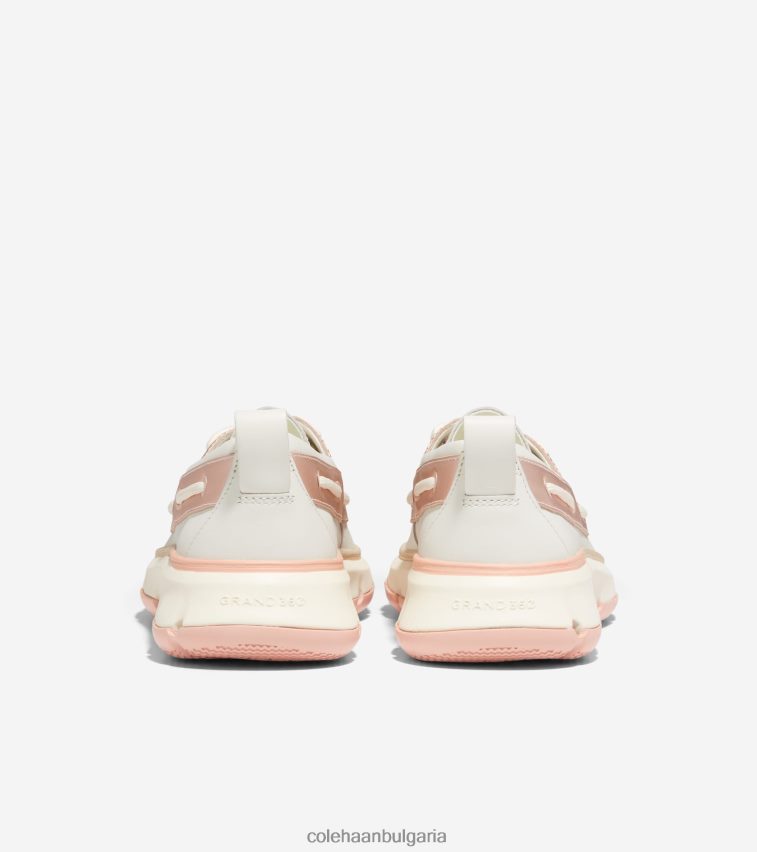 Cole Haan 4. обувка за регатна лодка zerogrand Жени 84PB6Z18 слонова кост-розова вода-металик-розов облак обувки
