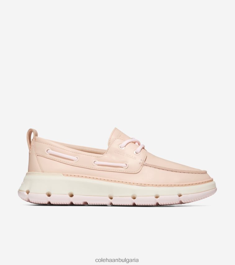 Cole Haan 4. обувка за регатна лодка zerogrand Жени 84PB6Z20 избелен тен-слонова кост-розова вода обувки