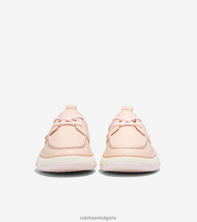 Cole Haan 4. обувка за регатна лодка zerogrand Жени 84PB6Z20 избелен тен-слонова кост-розова вода обувки