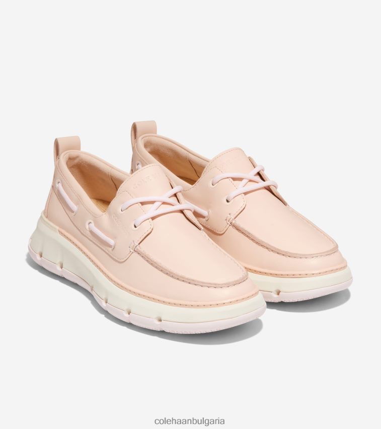 Cole Haan 4. обувка за регатна лодка zerogrand Жени 84PB6Z20 избелен тен-слонова кост-розова вода обувки