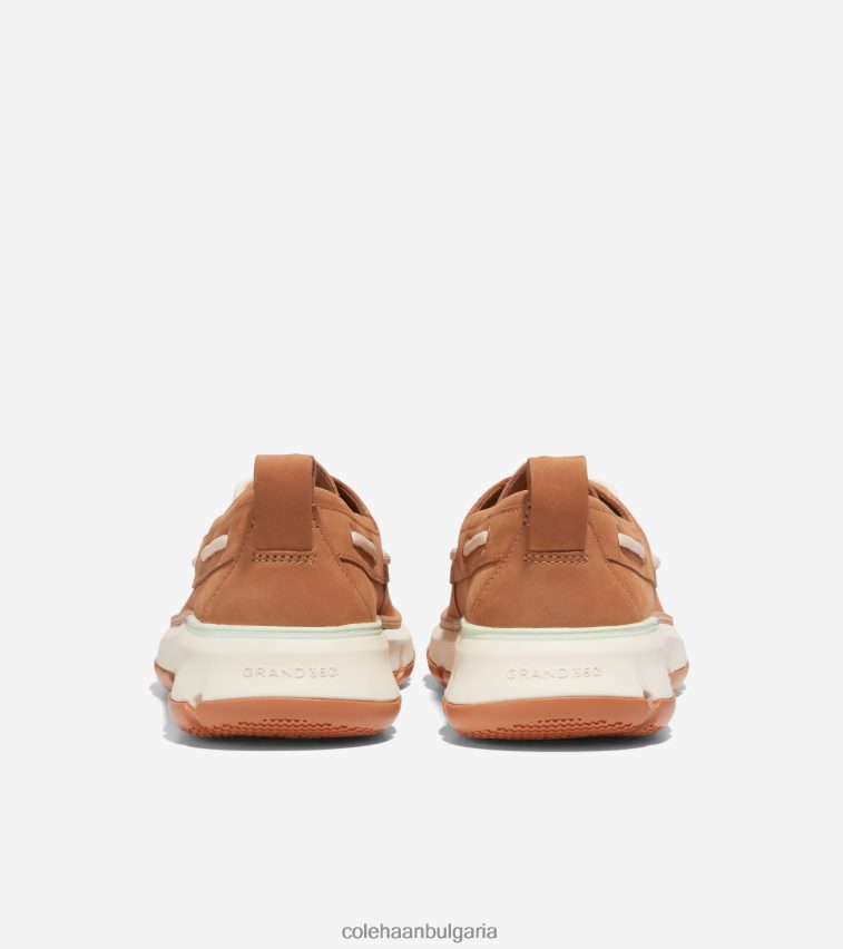 Cole Haan 4. обувка за регатна лодка zerogrand Жени 84PB6Z21 пекан-слонова кост обувки