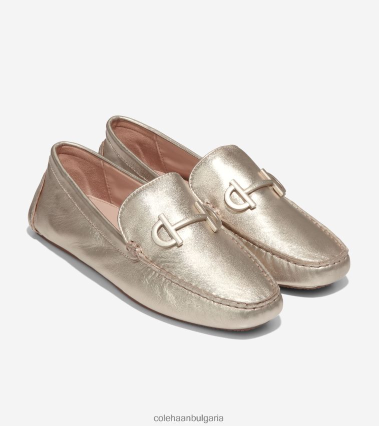 Cole Haan Тъли шофьор Жени 84PB6Z127 злато обувки