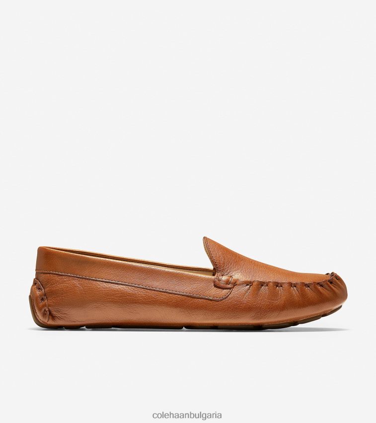 Cole Haan evelyn driver Жени 84PB6Z64 пекан кожа обувки