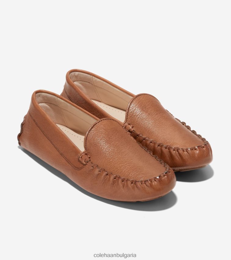 Cole Haan evelyn driver Жени 84PB6Z64 пекан кожа обувки