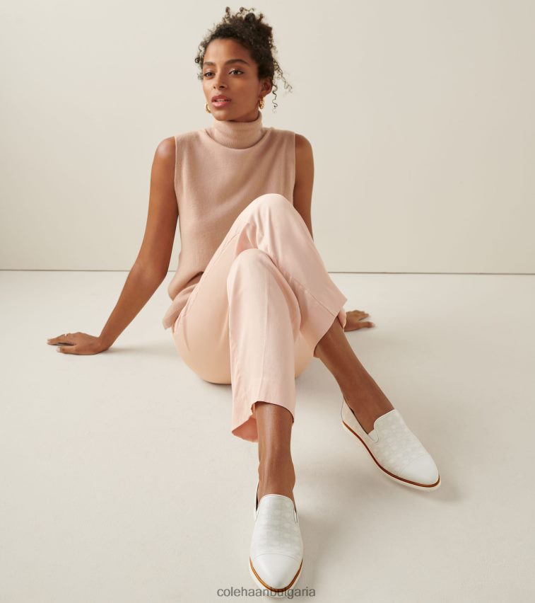 Cole Haan мокасини с приплъзване grand ambition Жени 84PB6Z202 бяло обувки