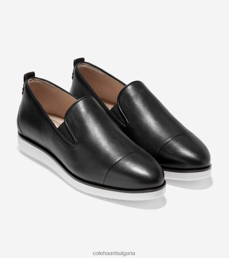 Cole Haan мокасини с приплъзване grand ambition Жени 84PB6Z203 Черна кожа обувки