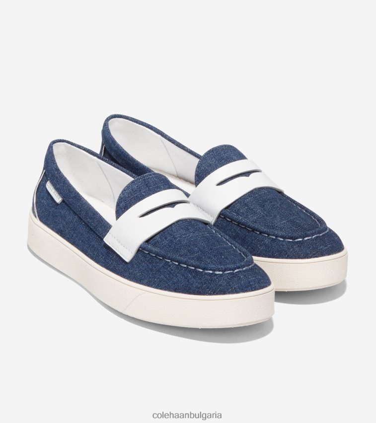 Cole Haan nantucket 2.0 пени мокасина Жени 84PB6Z91 дънков плат обувки