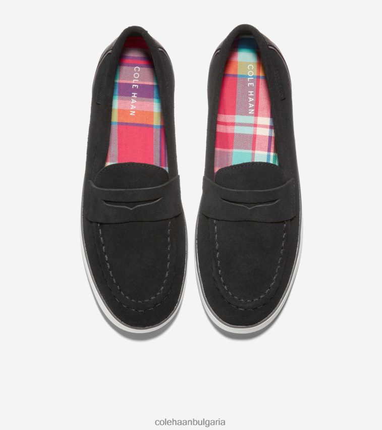 Cole Haan nantucket 2.0 пени мокасина Жени 84PB6Z92 черно-тиха сянка-бяло обувки
